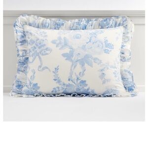 LoveShackFancy Blue and White Decorative Pillows